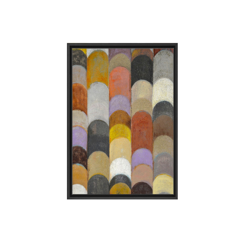 Banded II Framed Canvas Wall Art