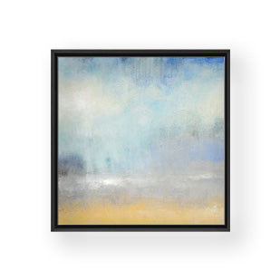 Coastal Downpour B Framed Canvas Wall Art