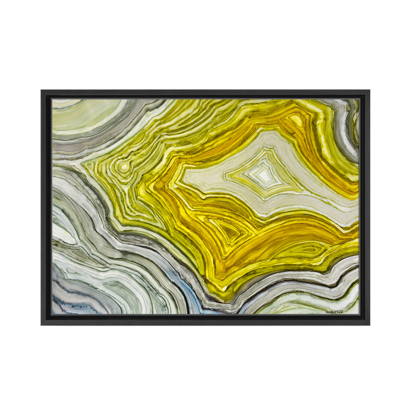 Warm Agate Framed Canvas Wall Art