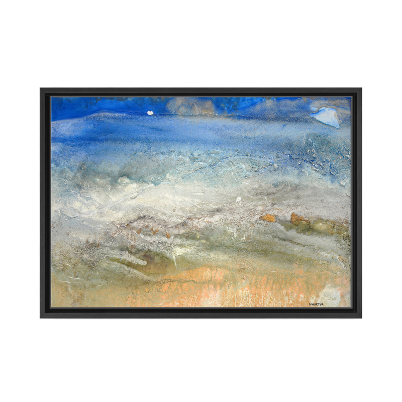 Diamond Shores Framed Canvas Wall Art
