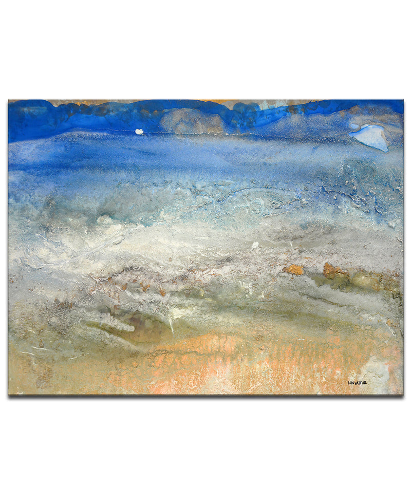 'Diamond Shores' Wrapped Canvas Wall Art