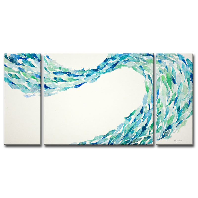 'Flow' Wrapped Canvas Wall Art