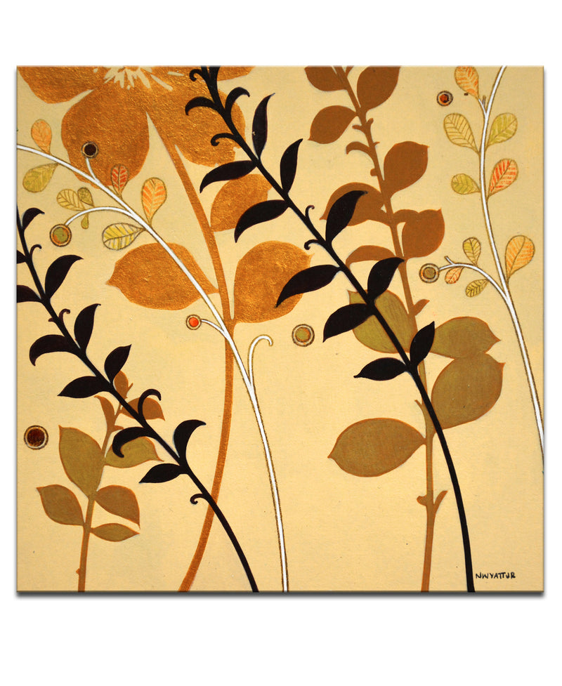 'Warm Autumn Breeze' Wrapped Canvas Wall Art