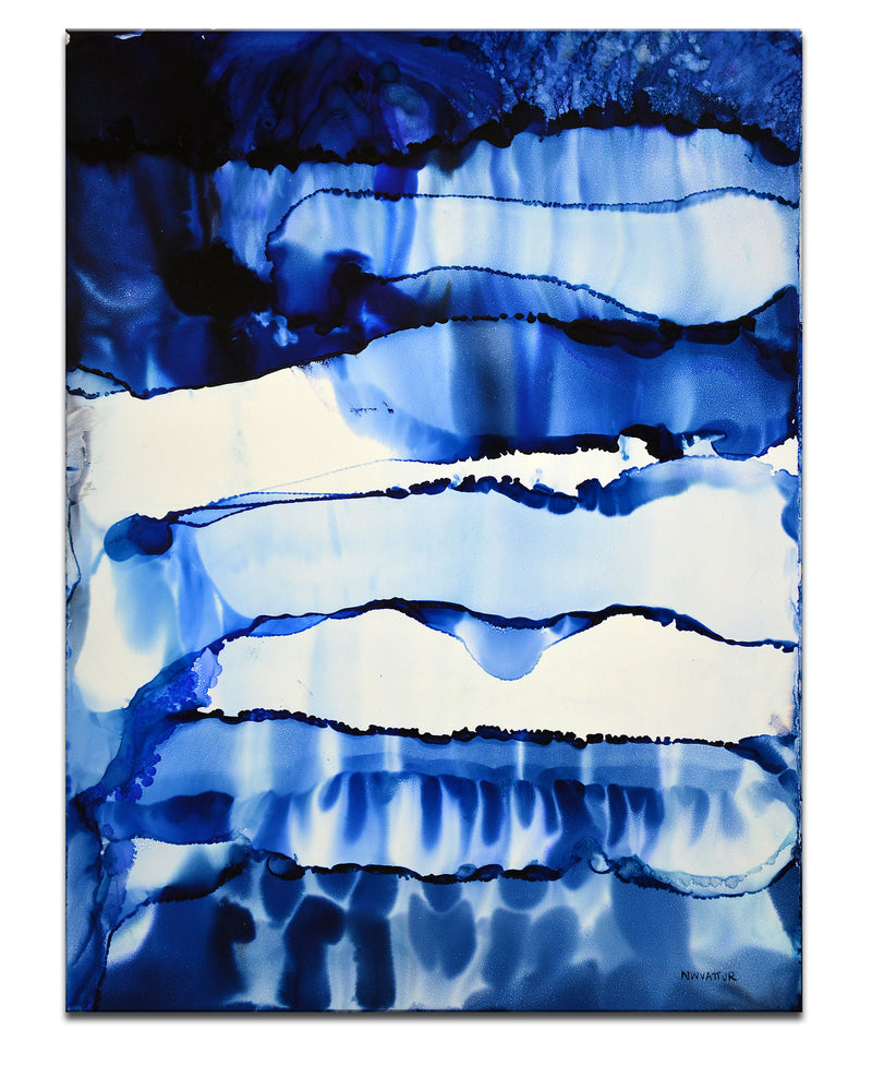 'Cooling Fire' Wrapped Canvas Wall Art