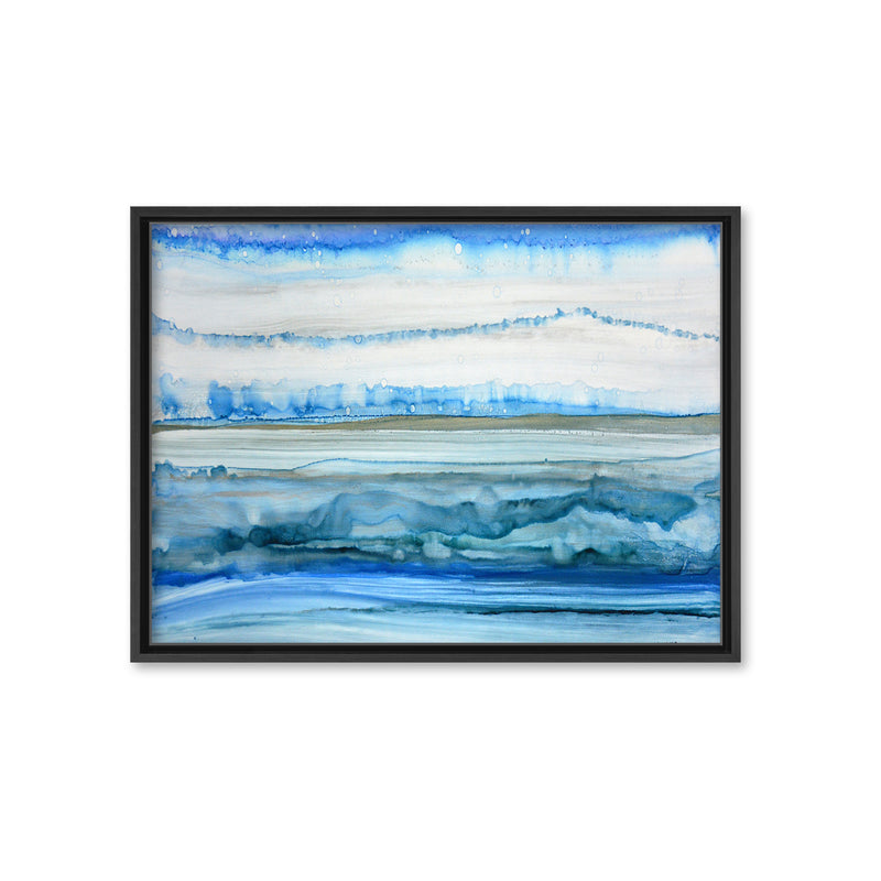 Frigid Morning Framed Canvas Wall Art