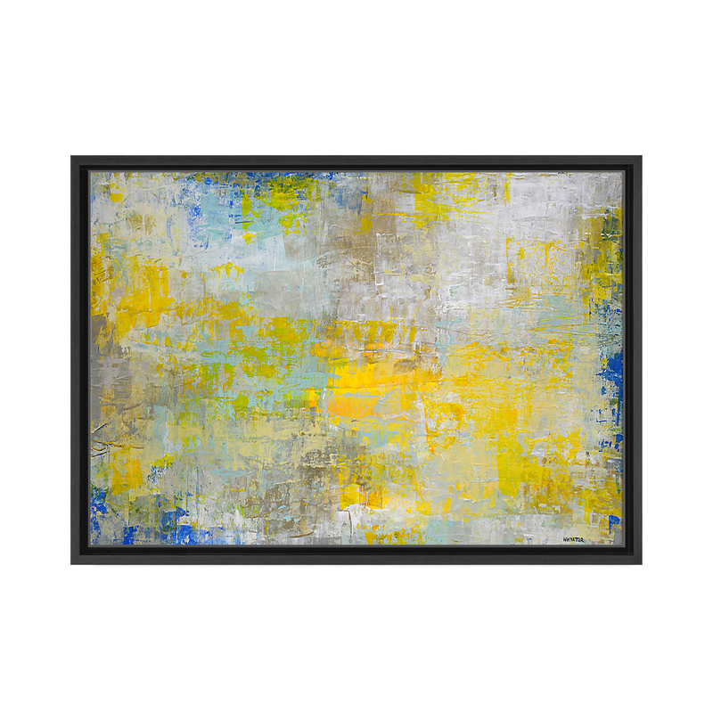 The Day I Met You Framed Canvas Wall Art