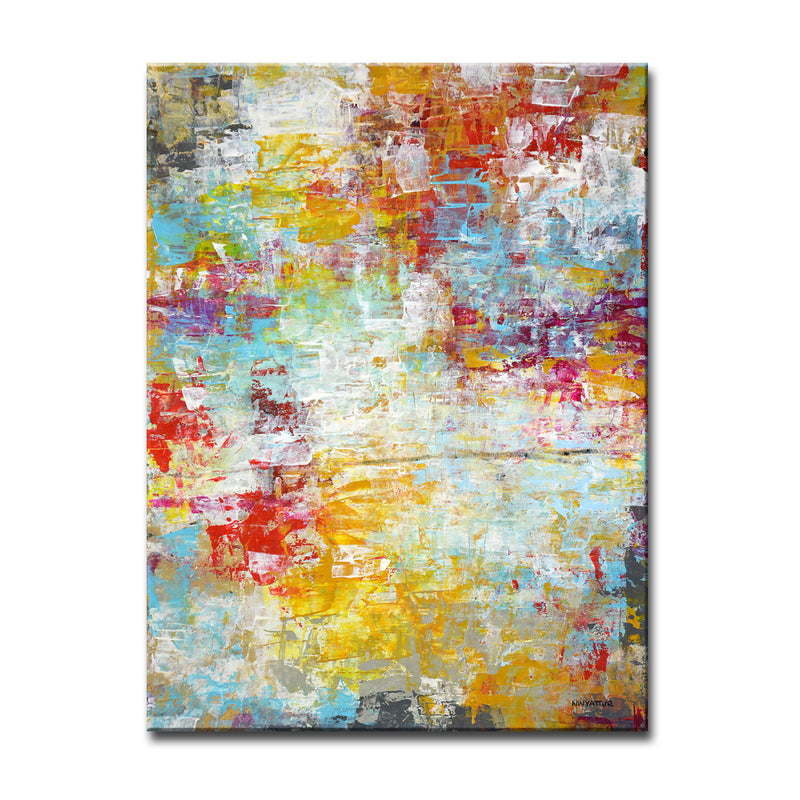 'Mardi Gras' Wrapped Canvas Wall Art