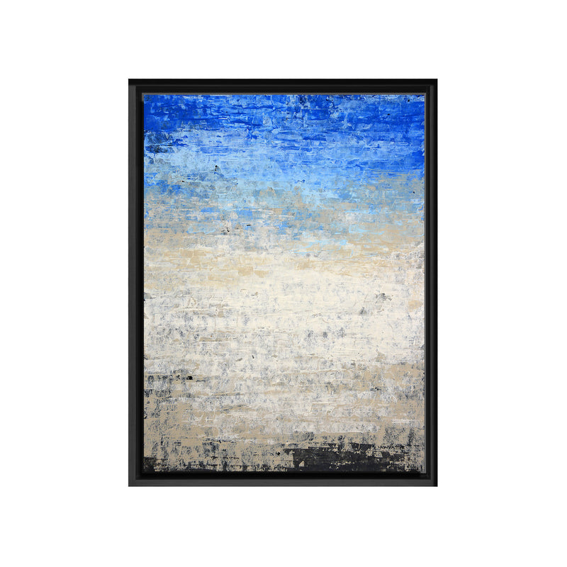Footprints II Framed Canvas Wall Art
