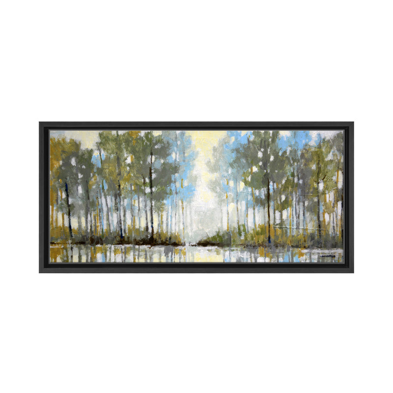 Lakeside View III Framed Canvas Wall Art