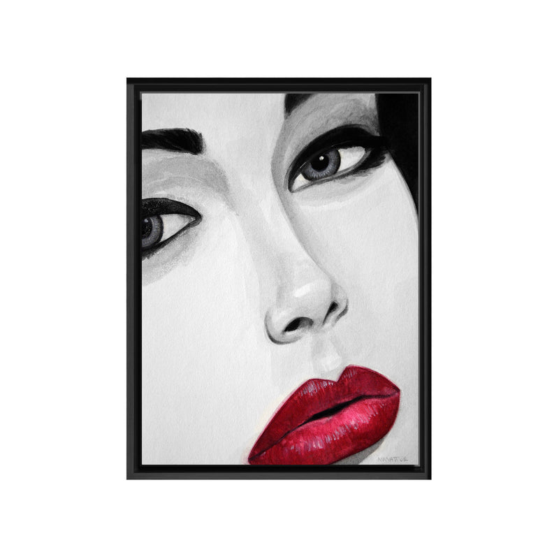Allure I Framed Canvas Wall Art