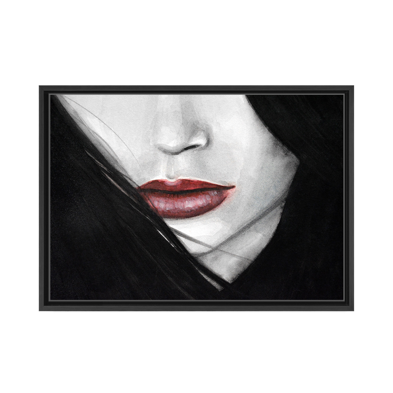 Allure IV Framed Canvas Wall Art