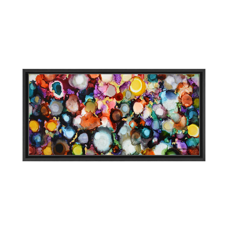 Festive Jewels Framed Canvas Wall Art