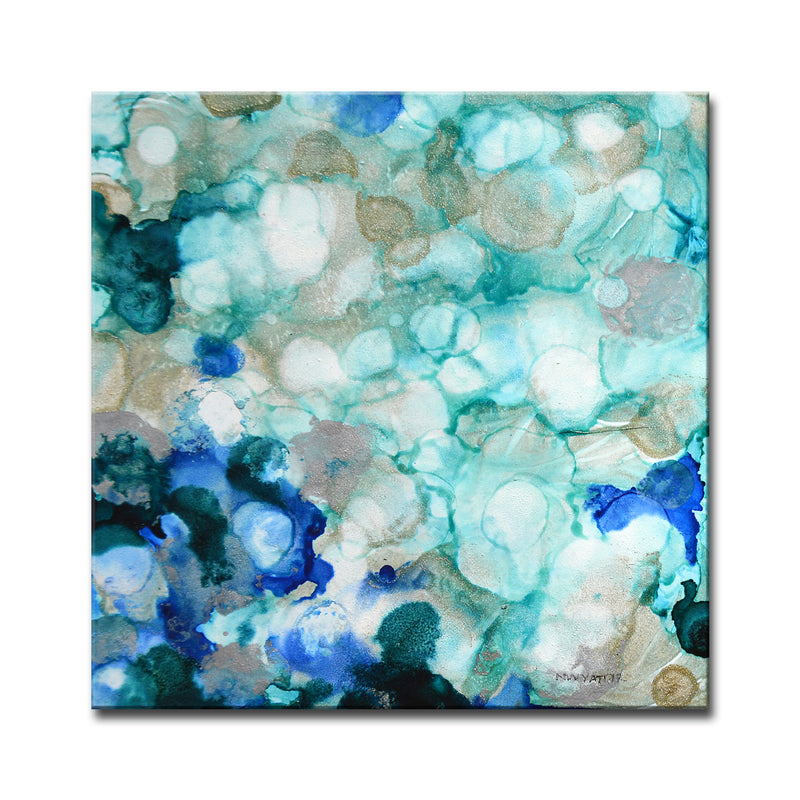 'Mermaid Pearls I' Wrapped Canvas Wall Art