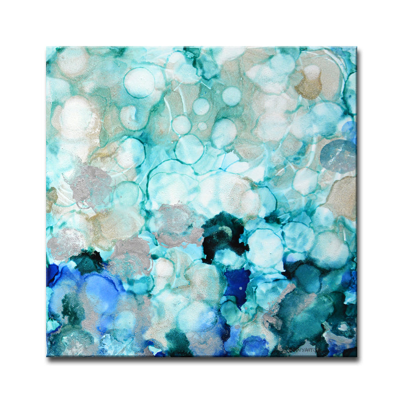 'Mermaid Pearls II' Wrapped Canvas Wall Art