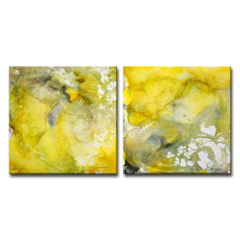 'Glimmer I/II' Wrapped Canvas Wall Art