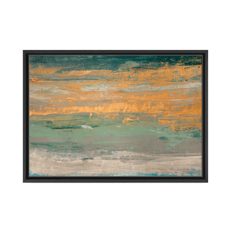 Sparkling Seas II Framed Canvas Wall Art