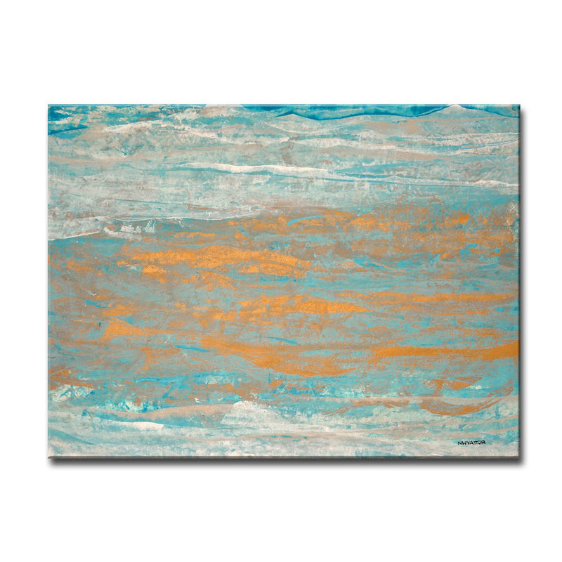'Sparkling Seas I' Wrapped Canvas Wall Art