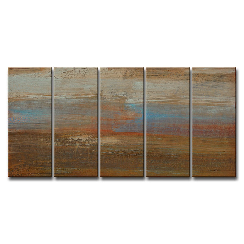 Canyon Ranch Sunset' 5 Piece Wrapped Canvas Wall Art Set