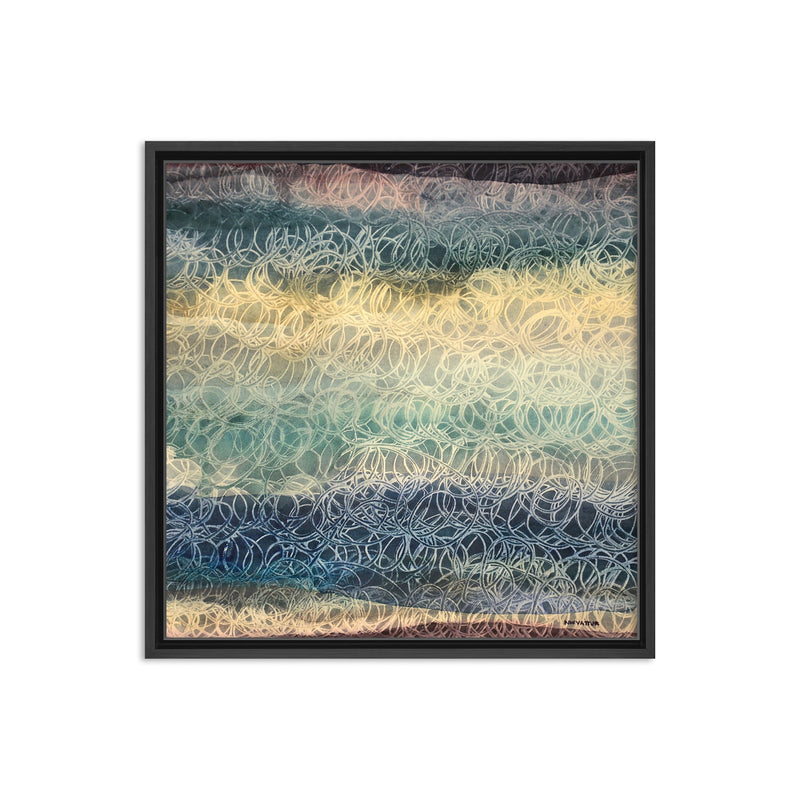 Sea Levels Framed Canvas Wall Art