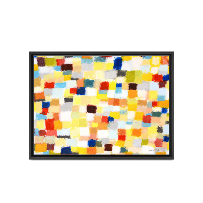 Vision Quilt Framed Canvas Wall Art