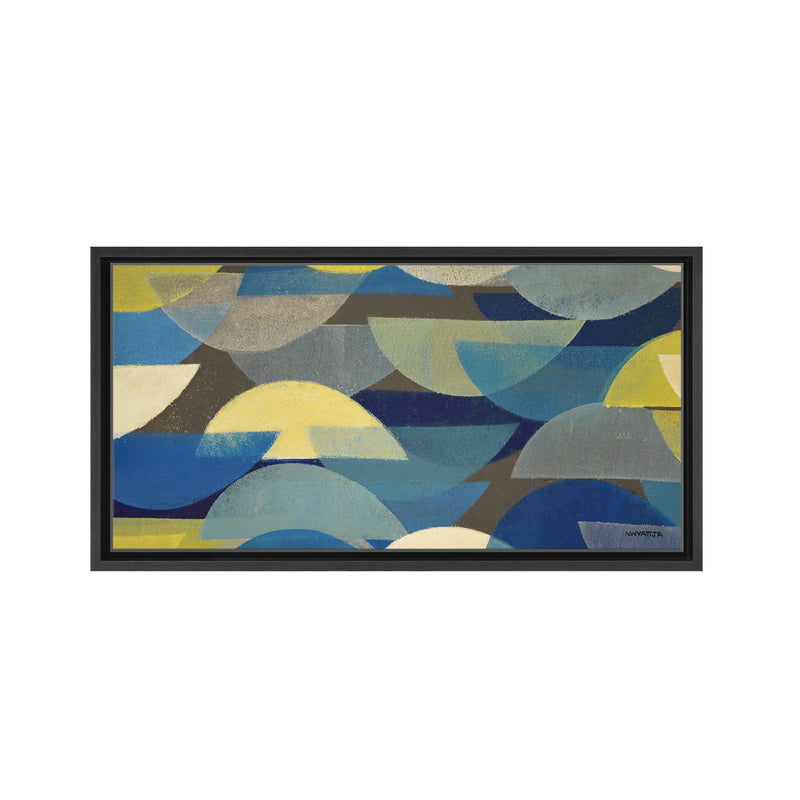 Night Travelers Framed Canvas Wall Art