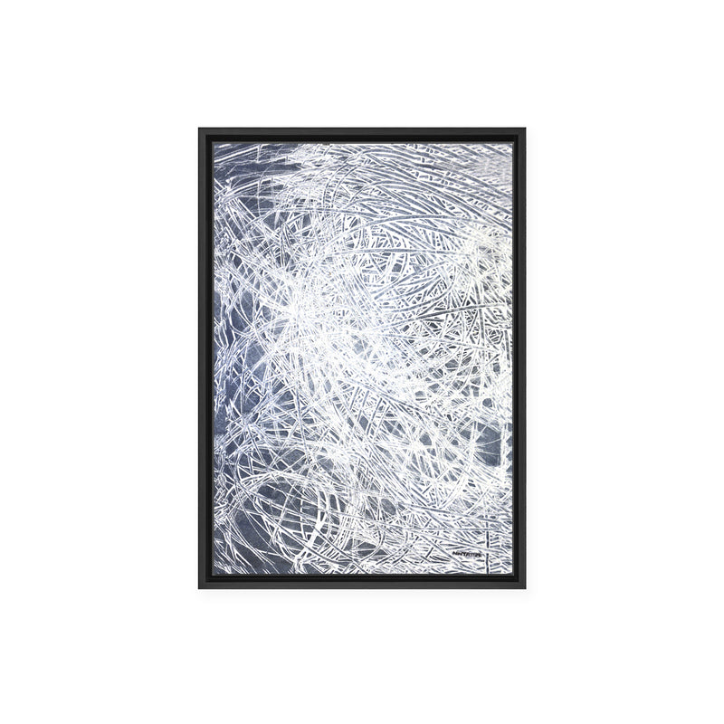 Denim Threads I Framed Canvas Wall Art