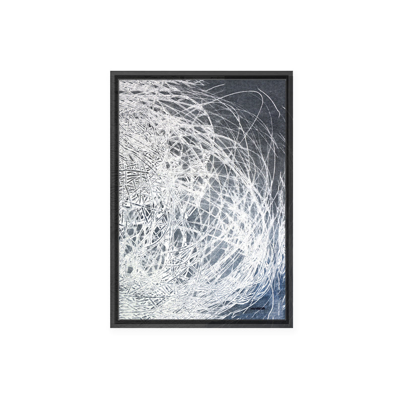 Denim Threads II Framed Canvas Wall Art