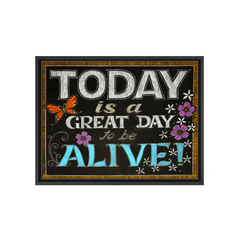 Slate Inspired I Framed Canvas Wall Art