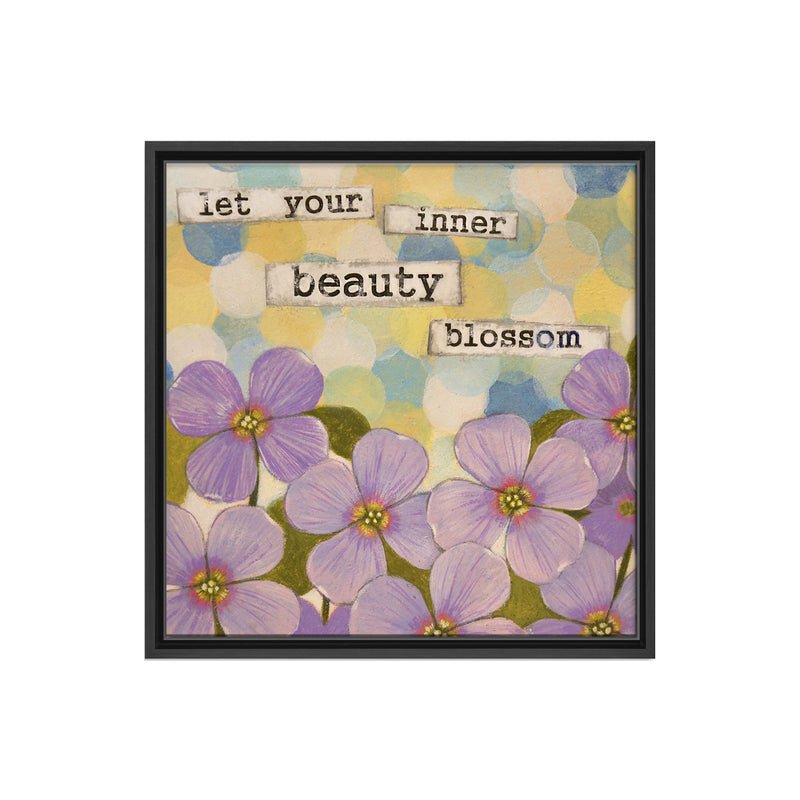 Affirmation I Framed Canvas Wall Art