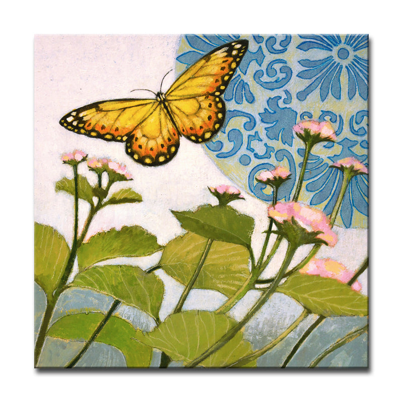 'Flitter II' Wrapped Canvas Wall Art