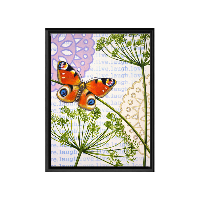In the Meadow II Framed Canvas Wall Art