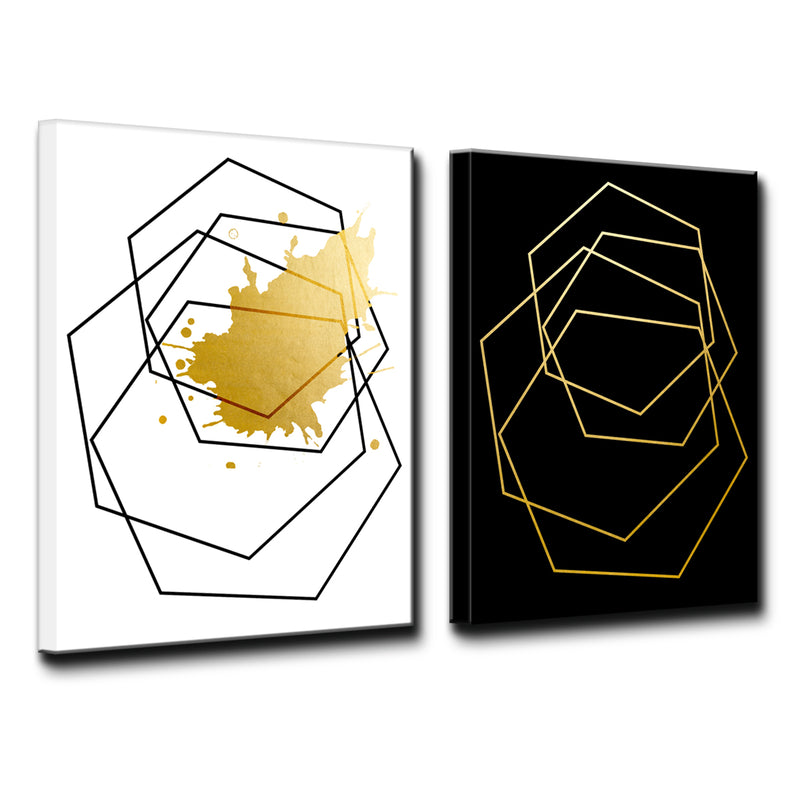 'Gilt Mod III/IIIB' 2 Piece  Wall Art