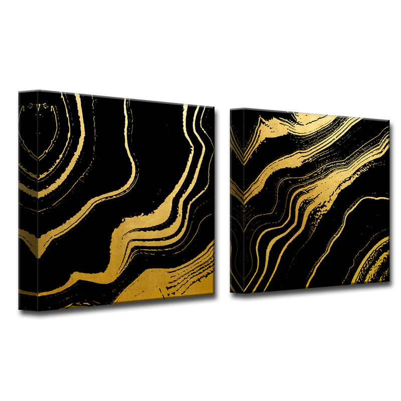 'Gilt Mod IV/V' 2 Piece  Wall Art