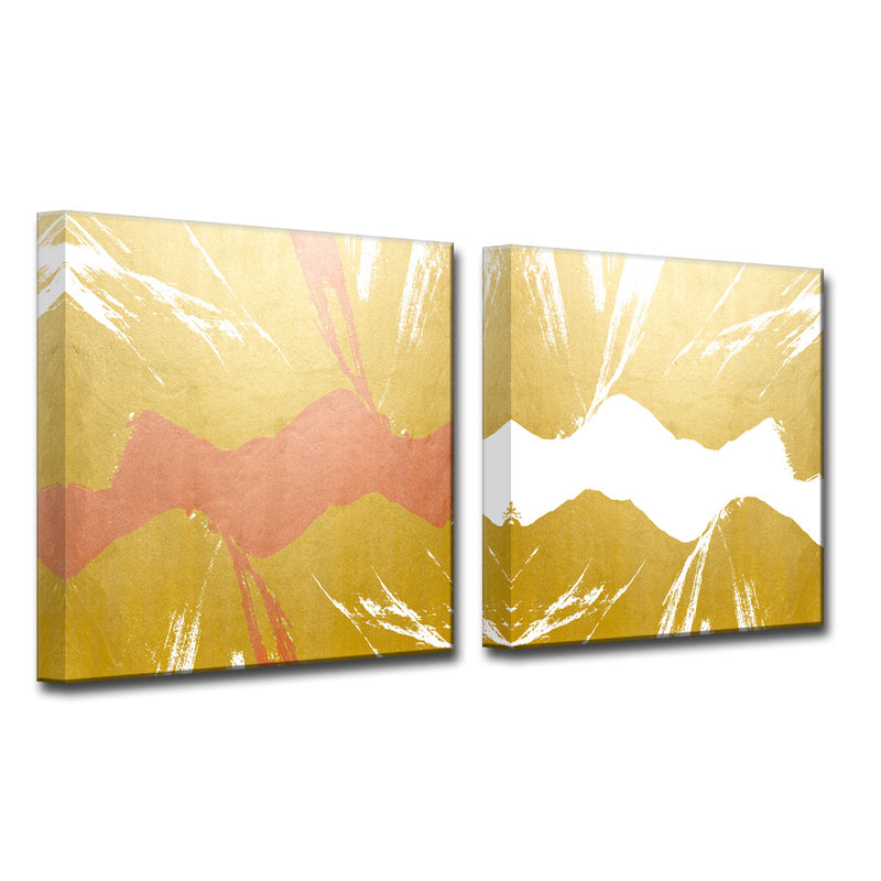 'Gilt Mod VI/W' 2 Piece  Wall Art