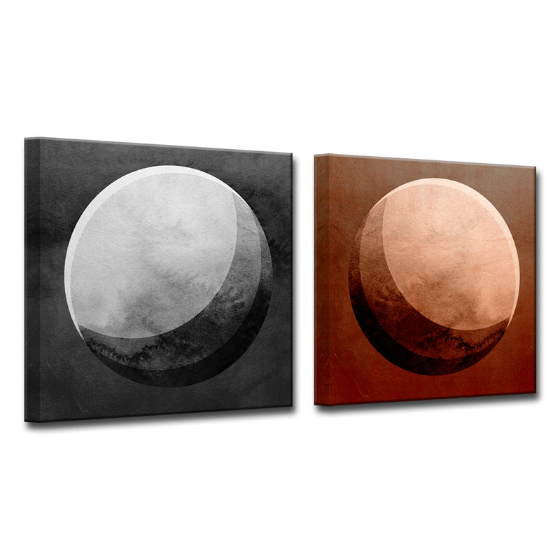 'Phases I/II' 2 Piece Wall Art
