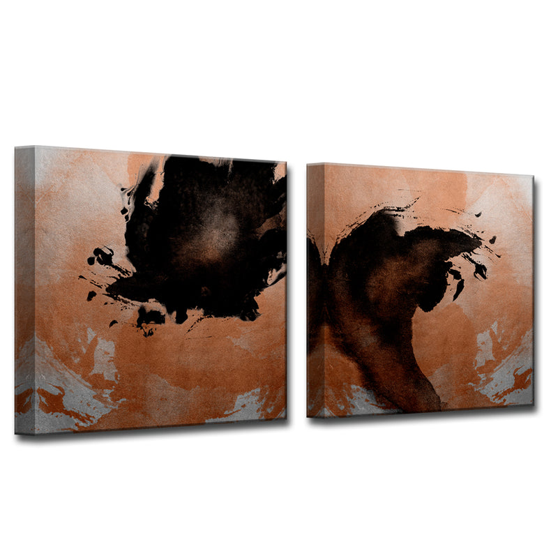 'Gilt Mod XI/XII' 2 Piece  Wall Art