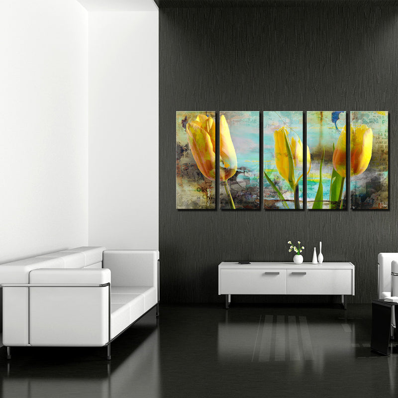 Painted Petals I' Canvas Wall Art