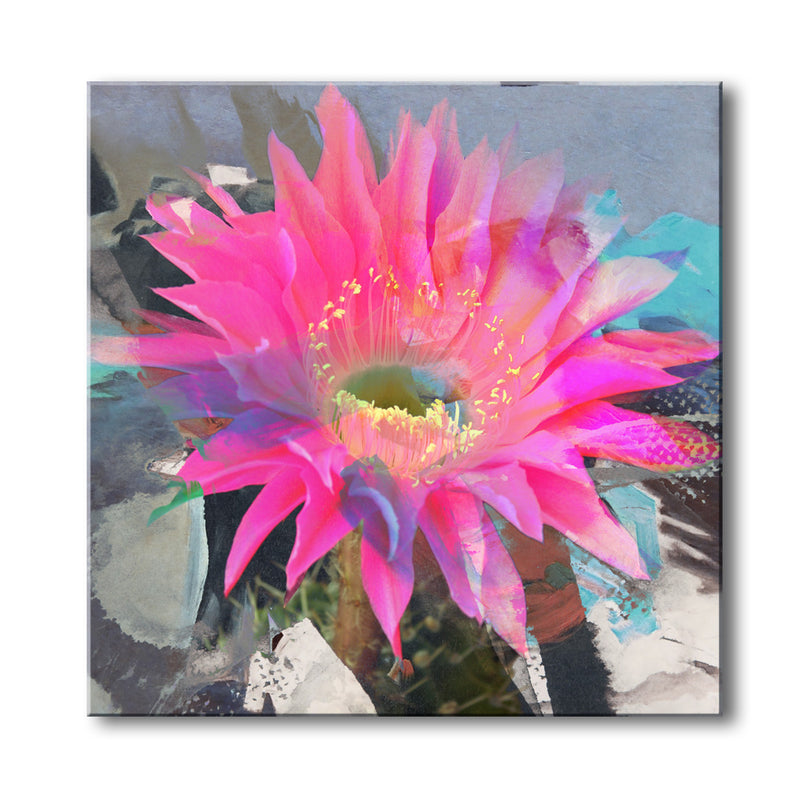 Painted Petals L' Wrapped Canvas Wall Art