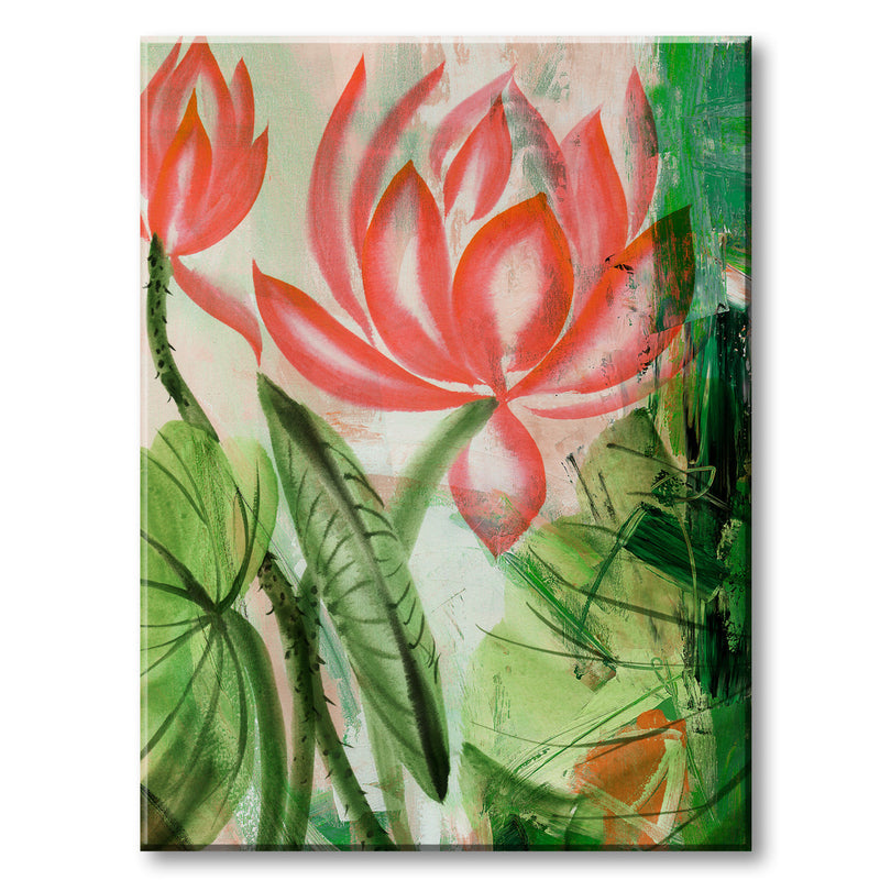 Painted Petals LIII' Canvas Wall Art