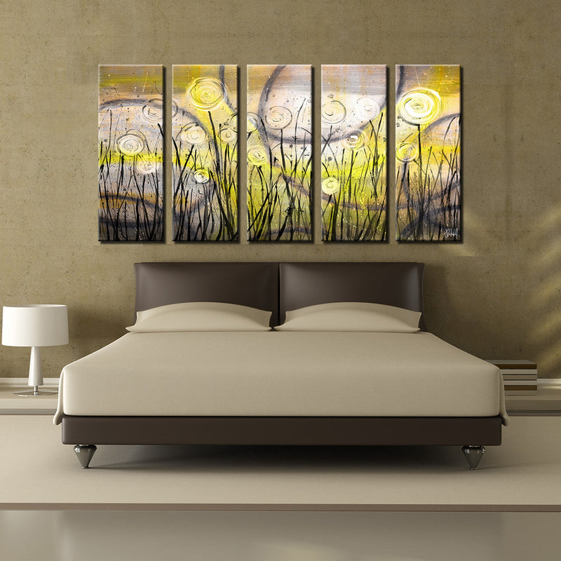 Painted Petals VI' Canvas Wall Art