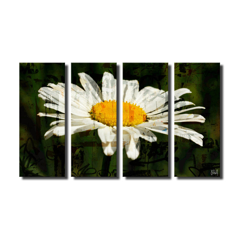Painted Petals XCIX' Wrapped Canvas Wall Art Set
