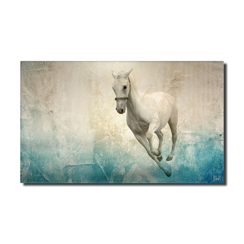 Equestrian Saddle Ink PSVIII' Canvas Wall Art