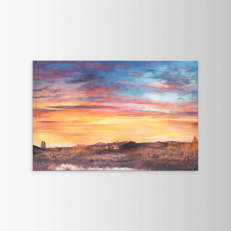 'Crimson Peace' Wall Art