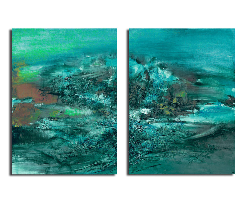 Smash XI' 2 Piece Wrapped Canvas Wall Art Set