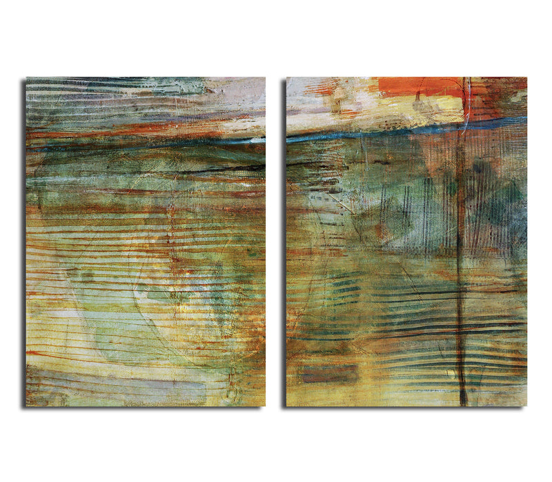 Smash XVI' 2 Piece Wrapped Canvas Wall Art Set