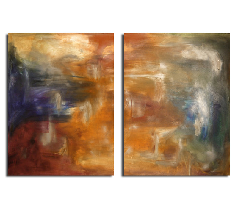 Smash XVII' 2 Piece Wrapped Canvas Wall Art Set - Ready2HangArt