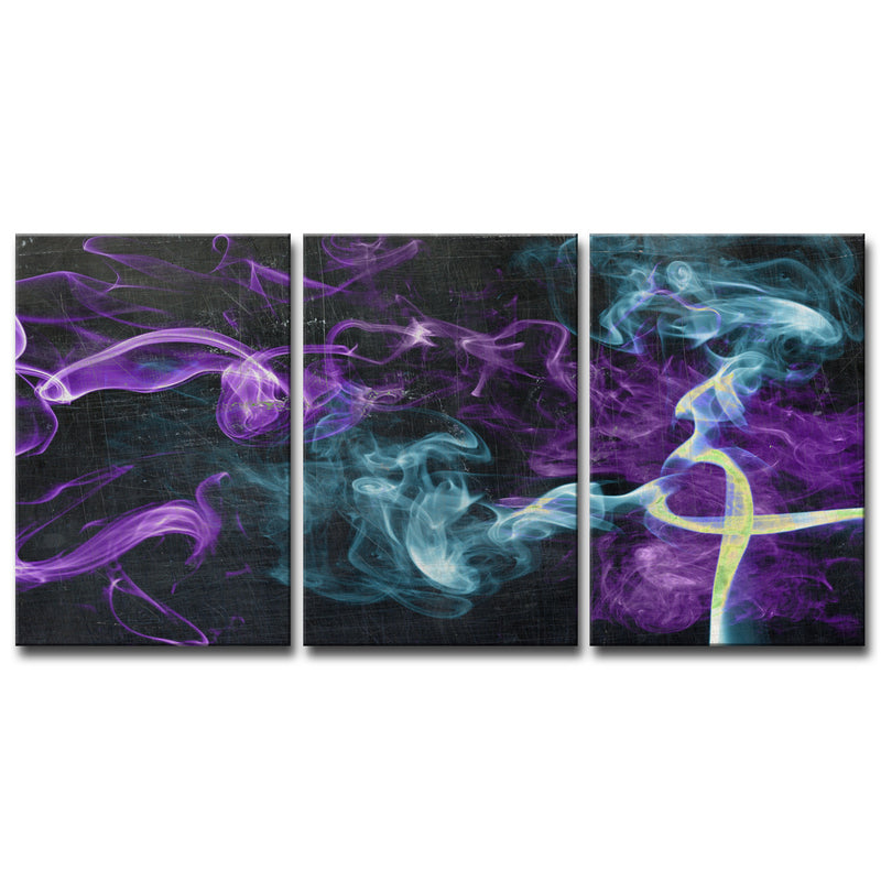 Glitzy Mist XVI' Wrapped Canvas Wall Art Set