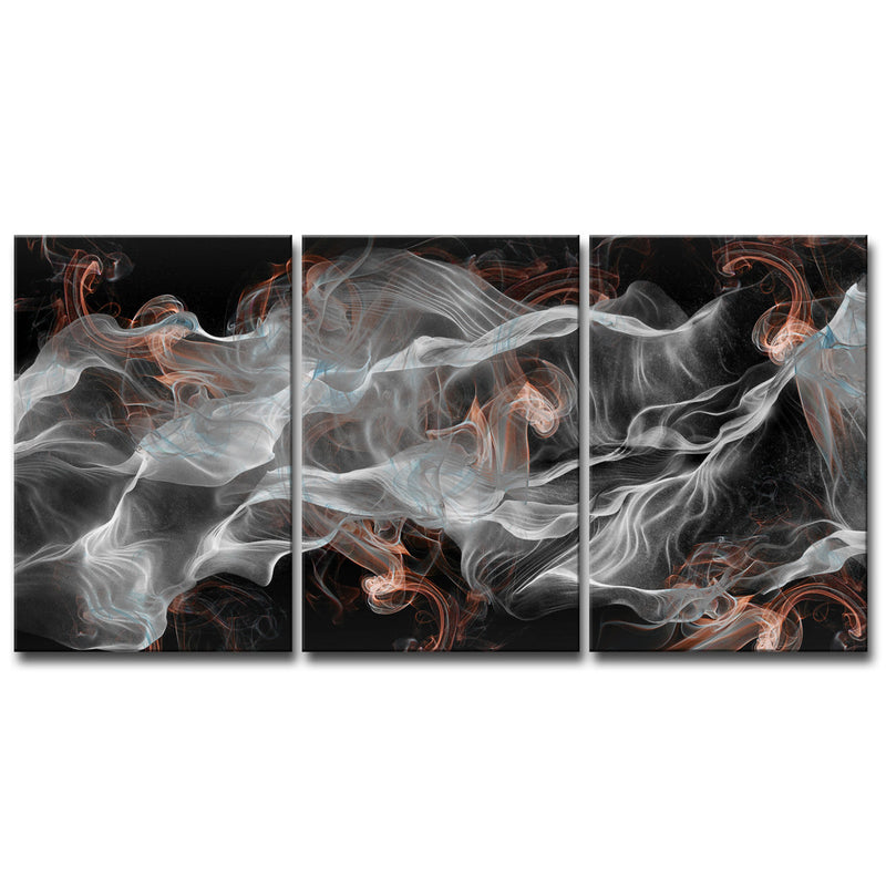 Glitzy Mist IV' Wrapped Canvas Wall Art Set