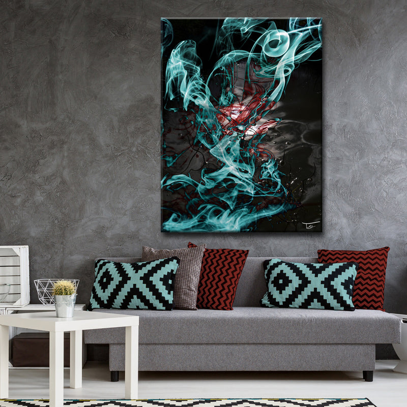 Glitzy Mist XXXV' Wrapped Canvas Wall Art Set