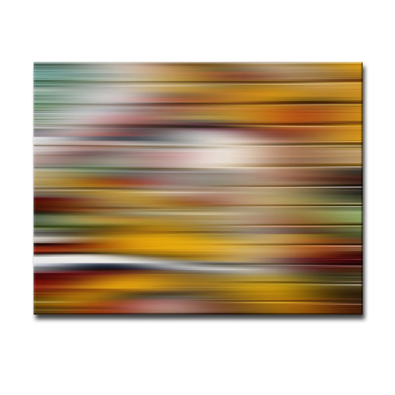 Blur Stripes XVIII' Wrapped Canvas Wall Art